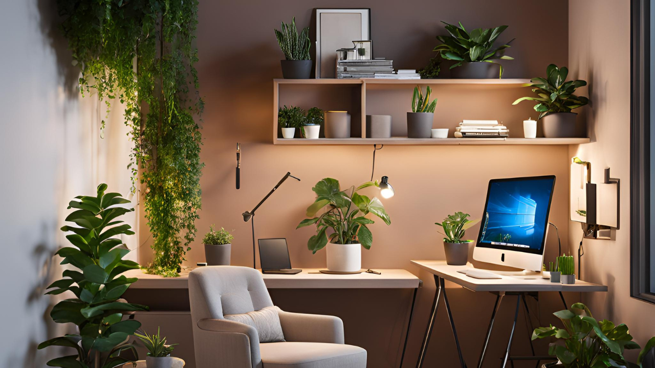 20 living room office combo for Small Spaces