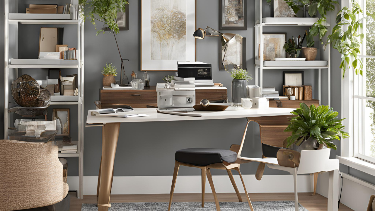 20 living room office combo for Small Spaces
