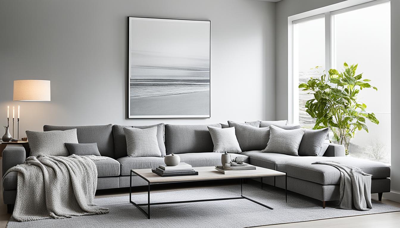 20 Aesthetic Grey Couch Living Room Decor Ideas