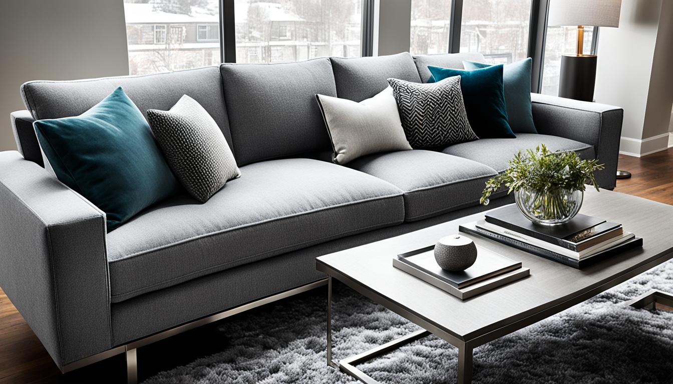 20 Aesthetic Grey Couch Living Room Decor Ideas
