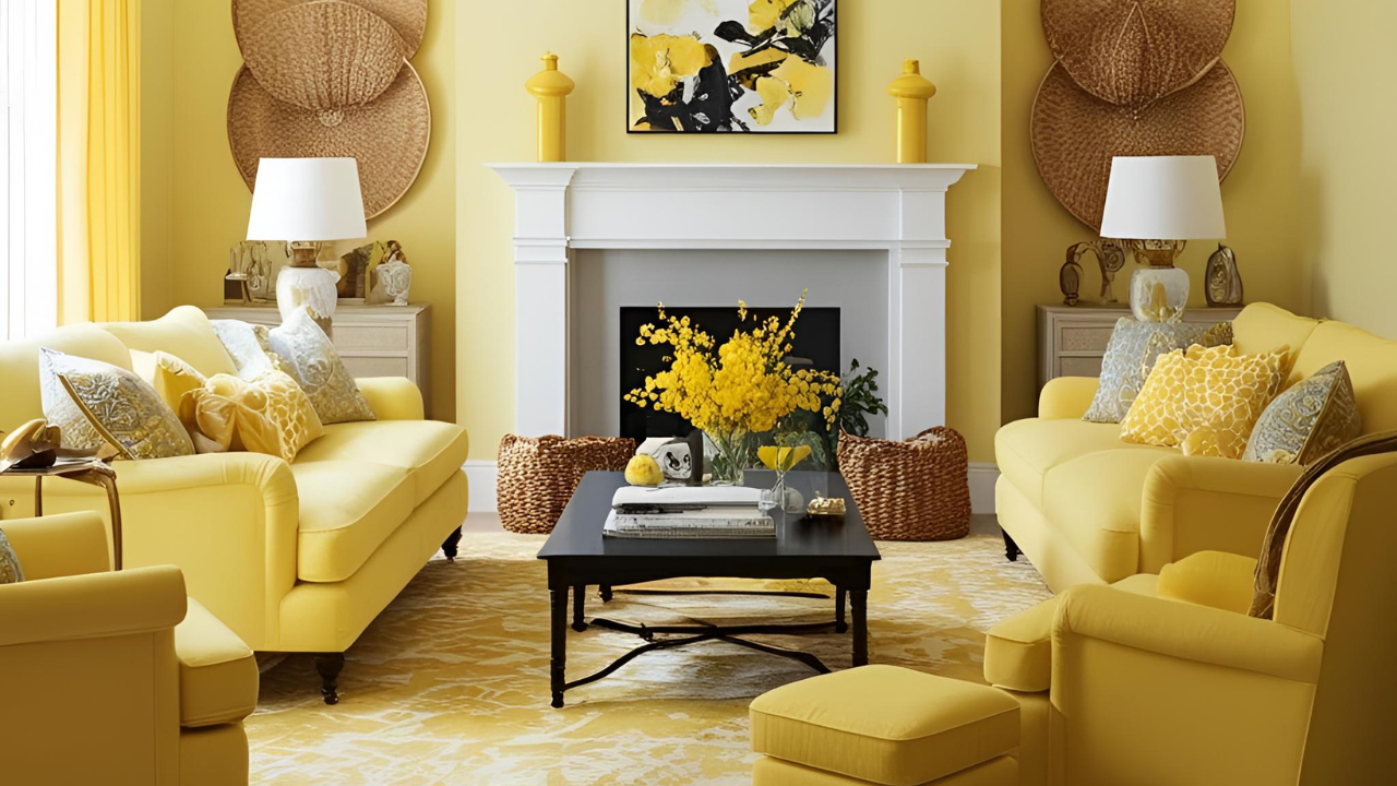 20 Yellow Living Room Decor Ideas