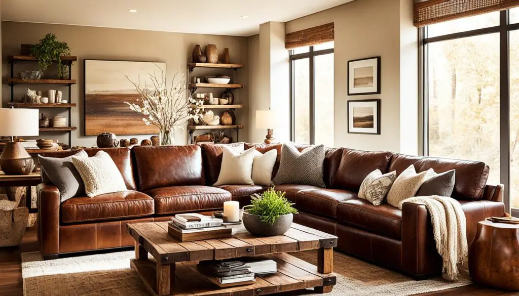 20 Leather Couch Living Room Decor Ideas