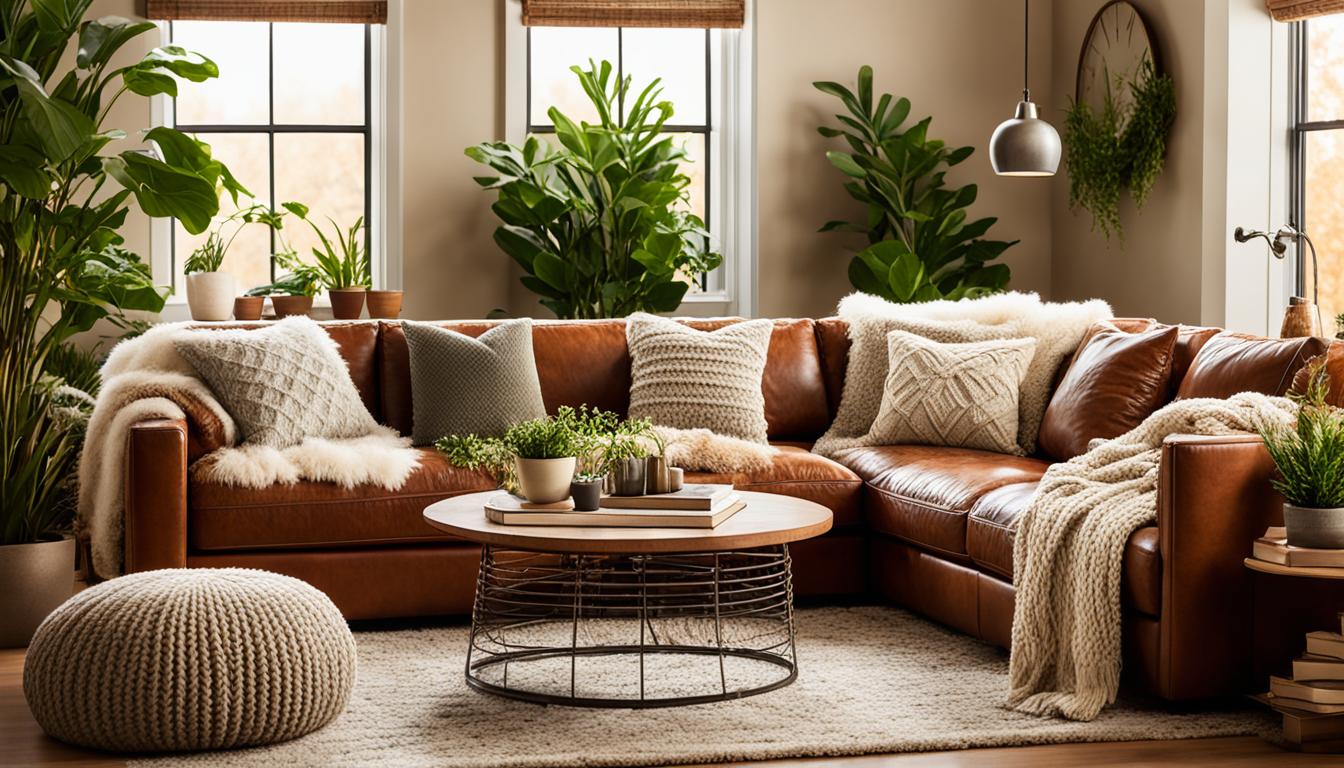 20 Leather Couch Living Room Decor Ideas - WorkFleek