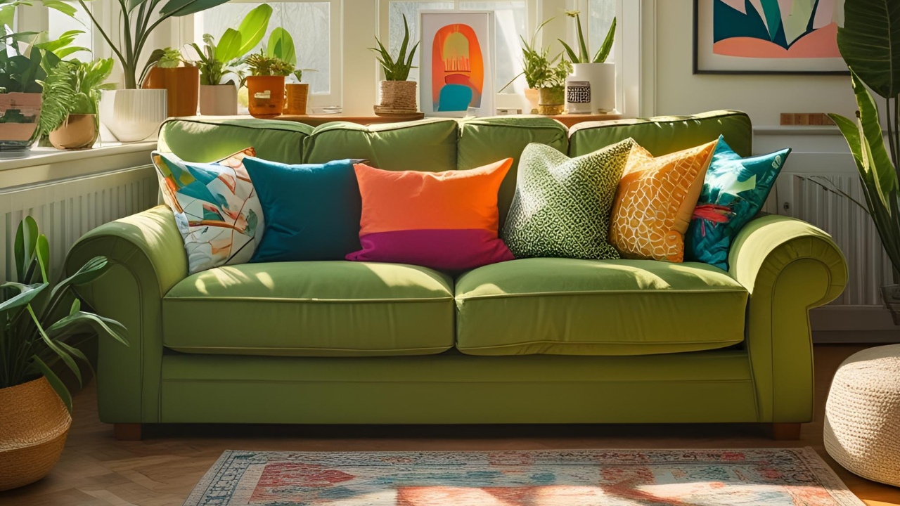 20 Green Comfy Couch Decor Ideas