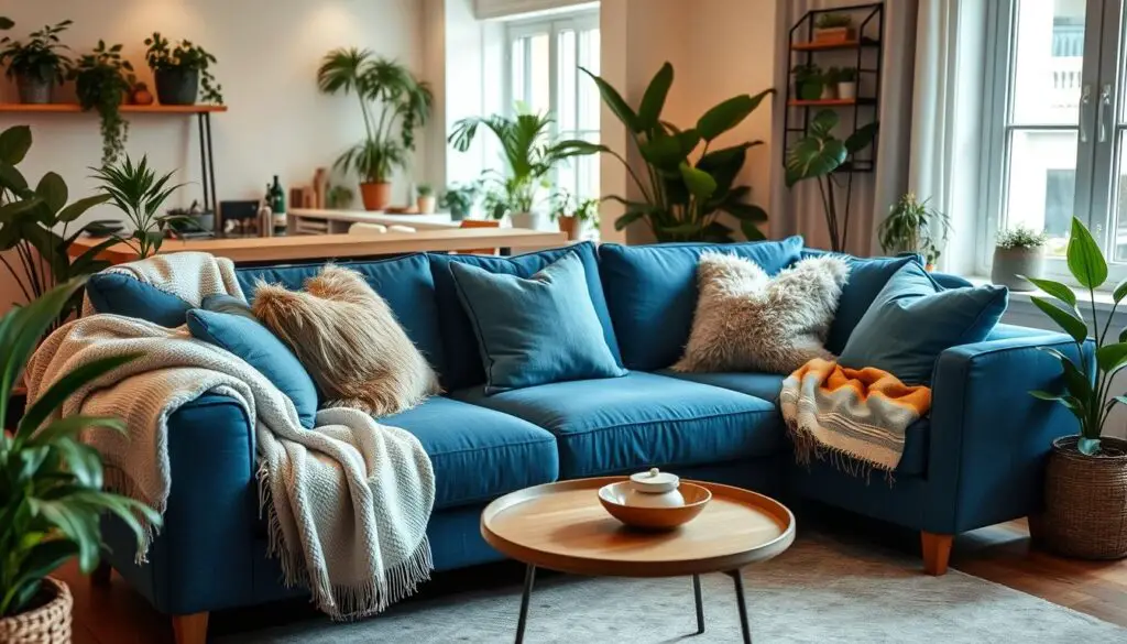 20 blue comfy couch decor ideas