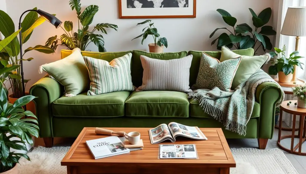 20 Green Comfy Couch Decor Ideas