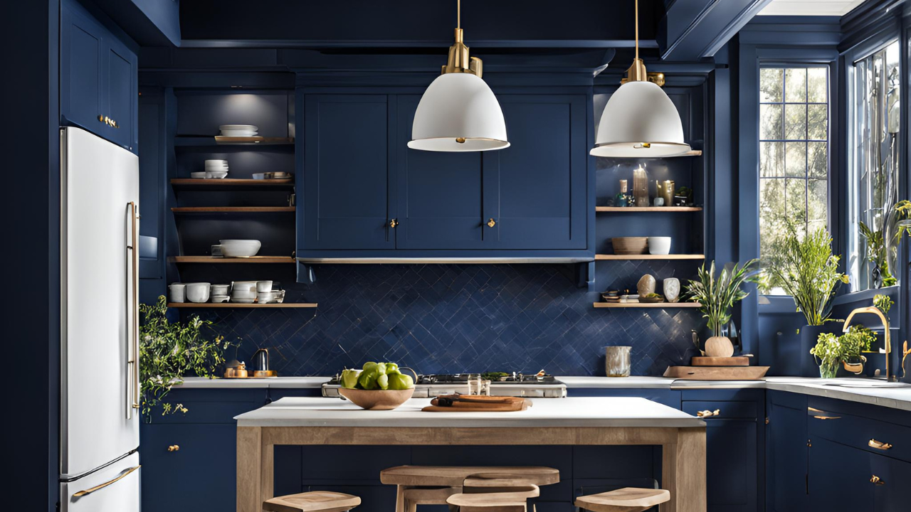 20 Navy Blue Kitchen Decor Ideas - Elegant Home Designs - WorkFleek