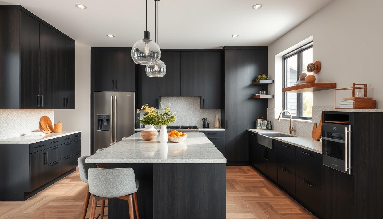 20 Dark Kitchen Cabinets Decor Ideas