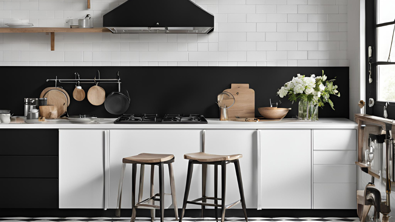 20 Black and White Kitchen Decor Ideas