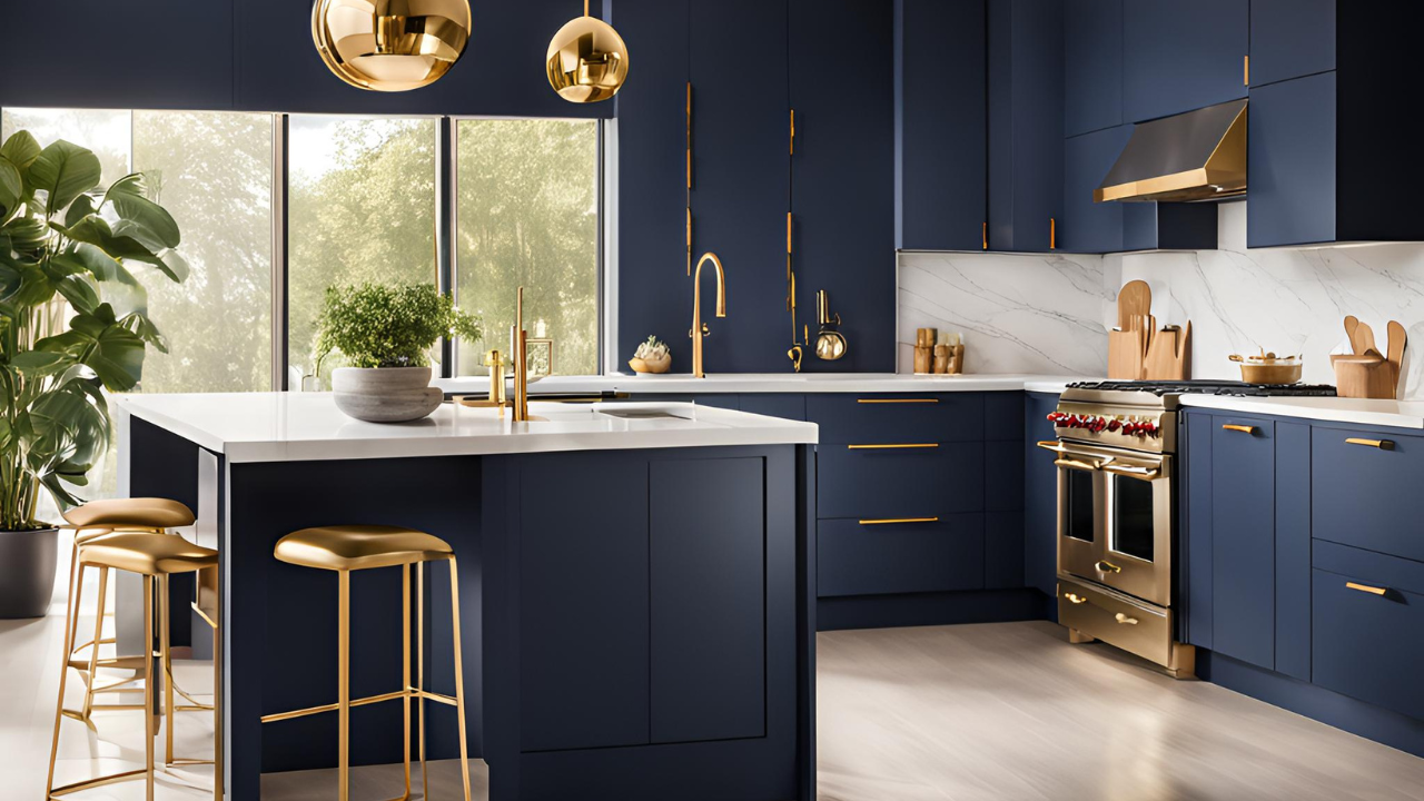 20 Navy Blue Kitchen Decor Ideas - Elegant Home Designs - WorkFleek