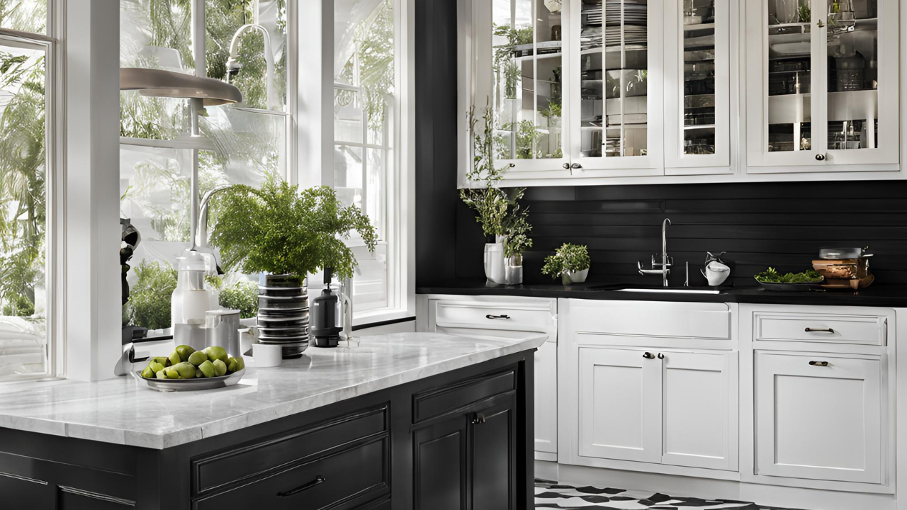 20 Black and White Kitchen Decor Ideas
