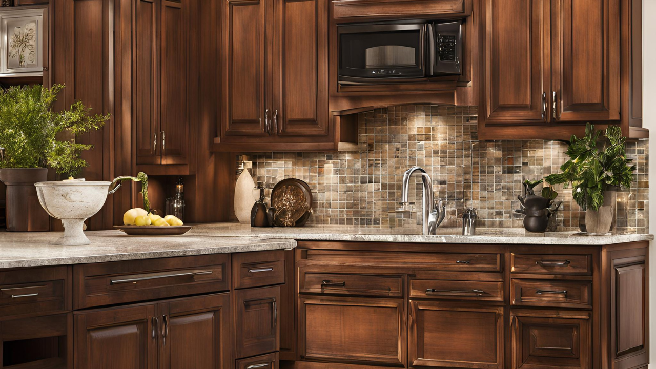 20 Brown Cabinet Kitchen Decor Ideas - WorkFleek