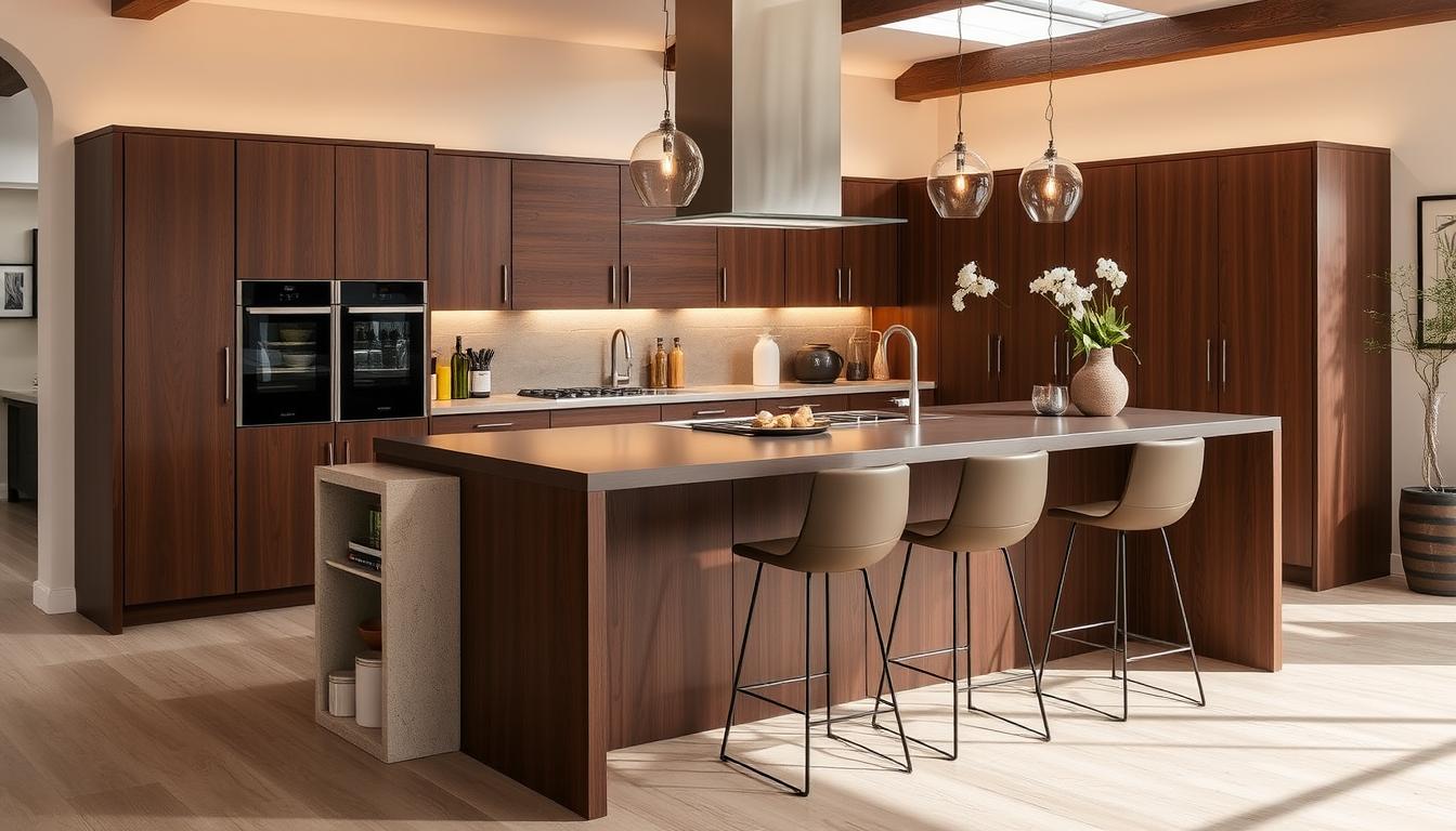 20 Brown Cabinet Kitchen Decor Ideas - WorkFleek