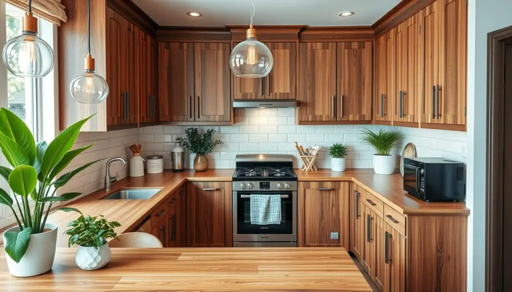 20 Brown Cabinet Kitchen Decor Ideas