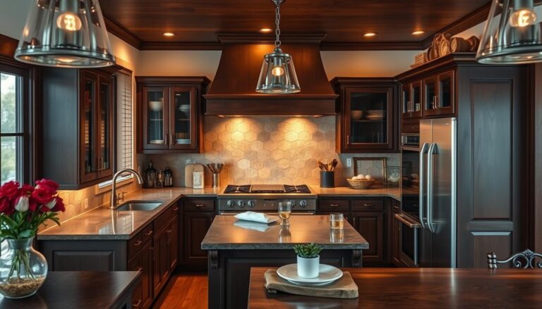 20 Dark Wood Kitchen Decor with Brown Cabinets Ideas