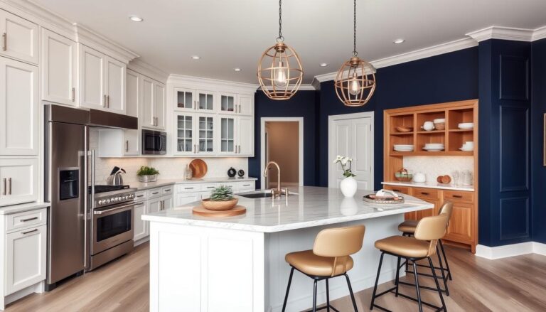 20 Navy Blue Kitchen Decor Ideas - Elegant Home Designs