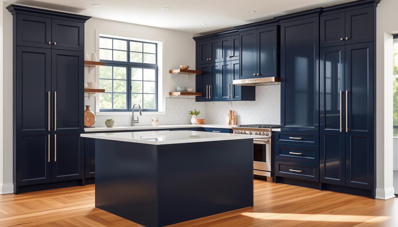 20 Navy Blue Kitchen Decor Ideas - Elegant Home Designs