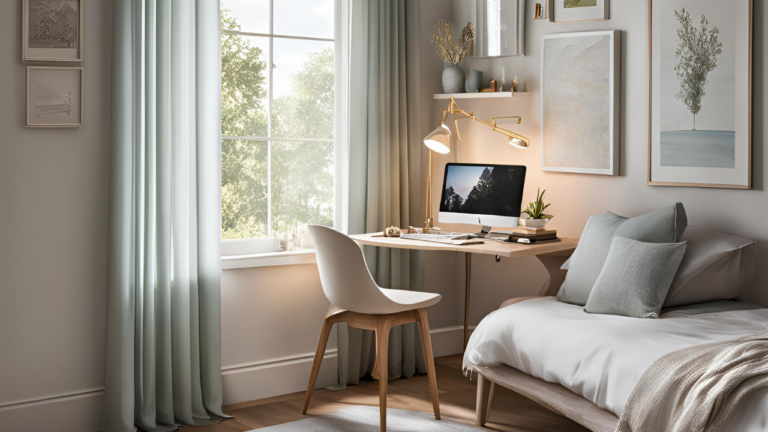 20 Small Bedroom Inspirations with Desk - Space-Saving Ideas