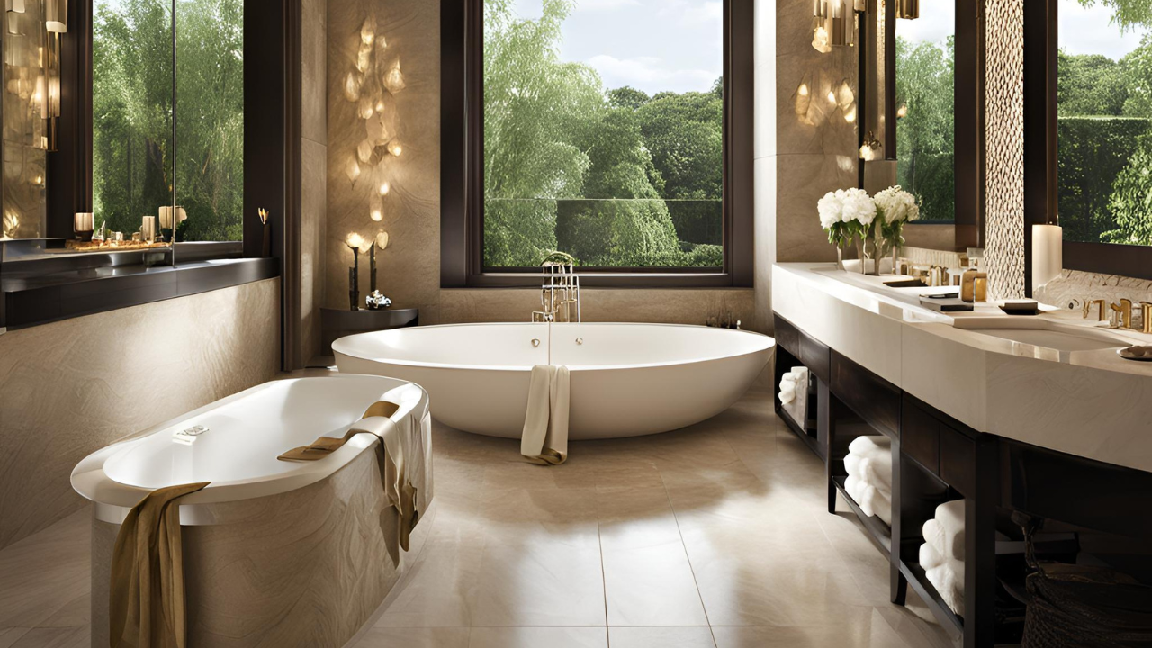 20 Large Luxury Bathroom Interior Design Ideas - WorkFleek