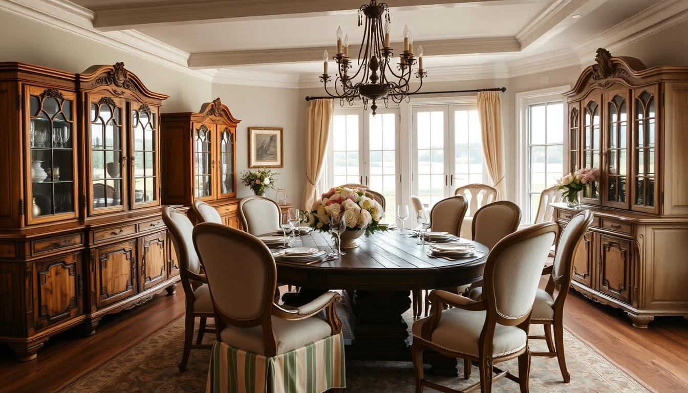 20 French Country Luxury Dining Room Decor Ideas