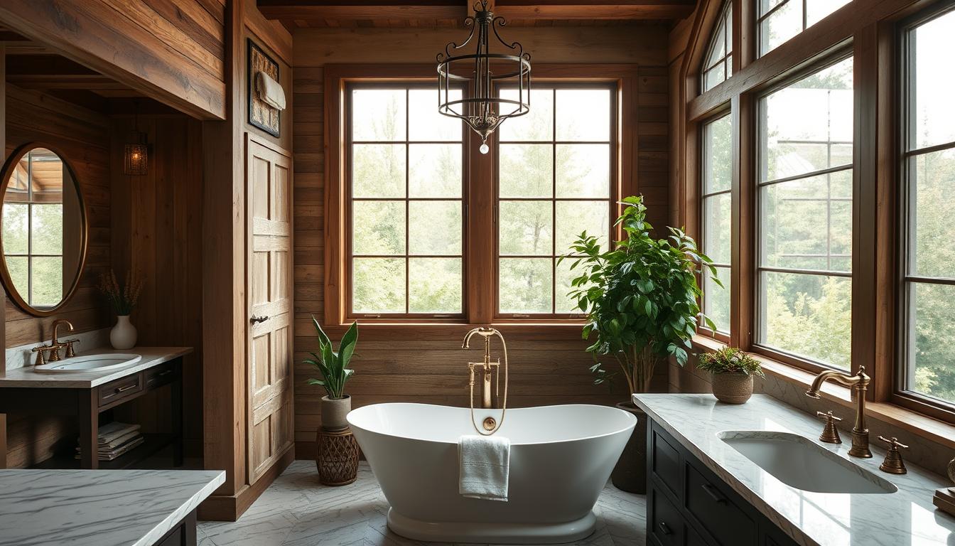 20 Rustic Luxury Bathroom Interior Design Ideas - WorkFleek