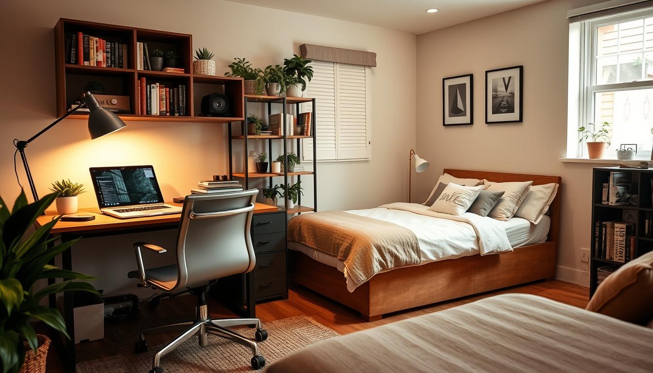 Picture of 20 Home Office and Guest Room Combo Decor Ideas