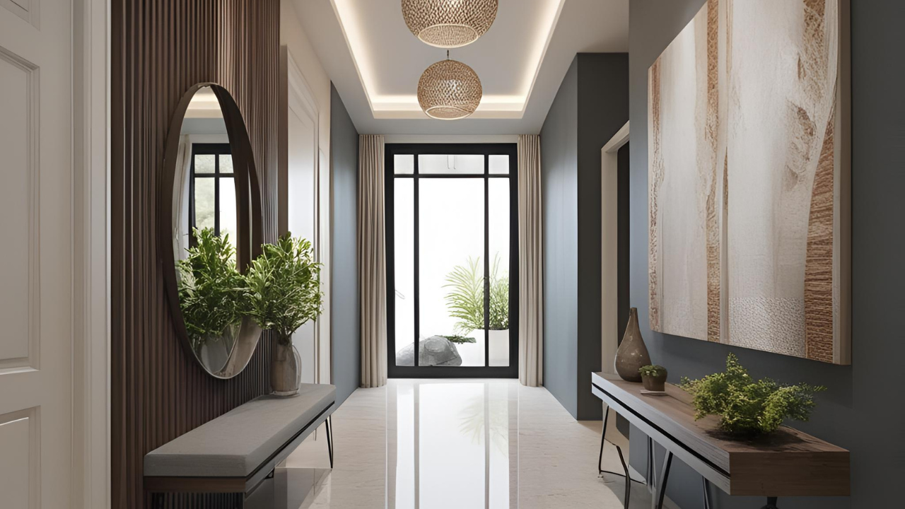 20 Organic Modern Hallway Design Ideas