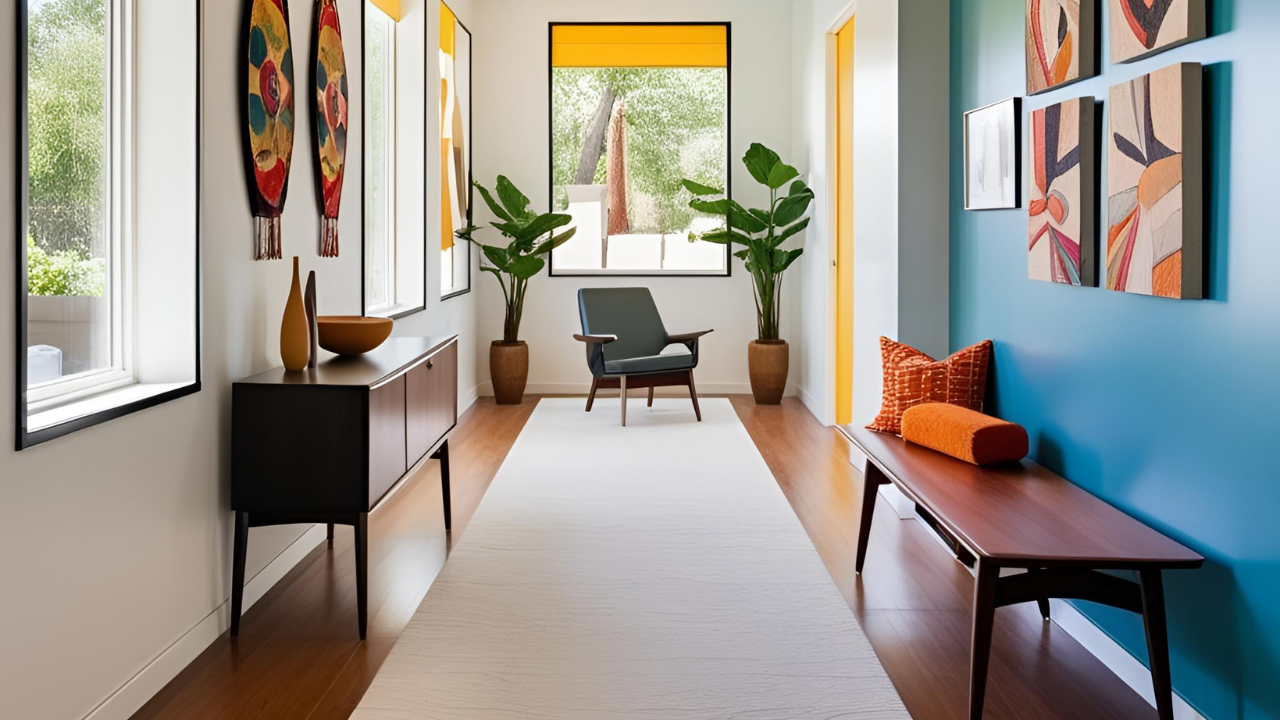 20 Midcentury Modern Hallway Design Ideas