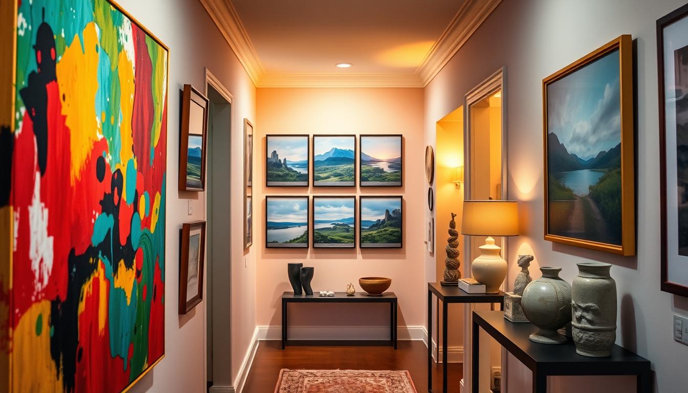 20 Hallway Artwork Ideas