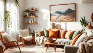 Image showcasing 20 Boho Nordic Living Room Inspiration Ideas