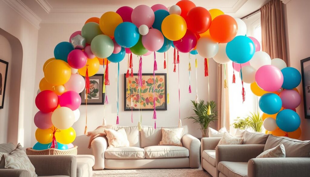 balloon arch living room birthday party decorations balloon arch living room birthday party decorations