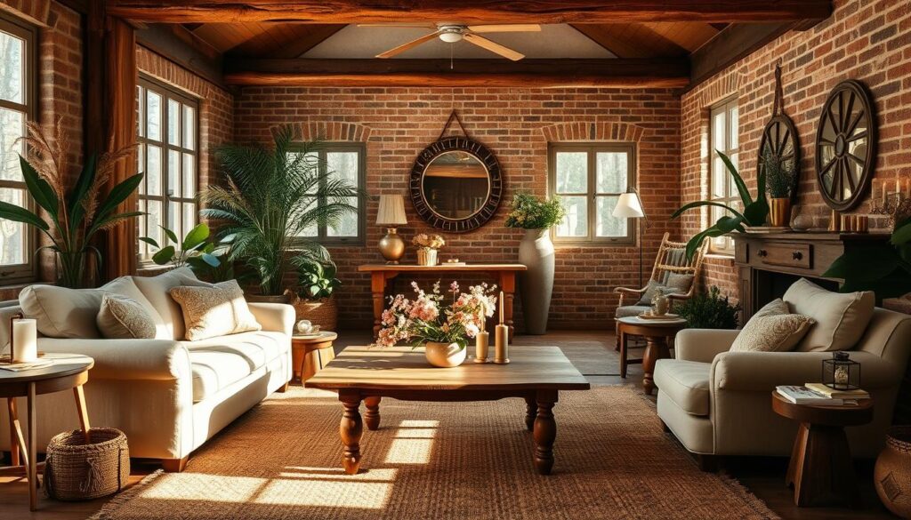 boho rustic living room inspiration