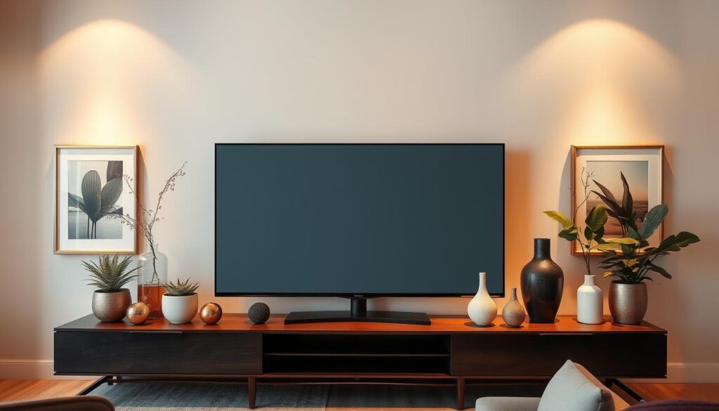 decorating around a tv