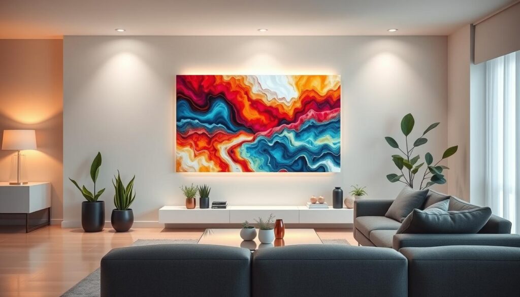 digital art living room display digital art living room display