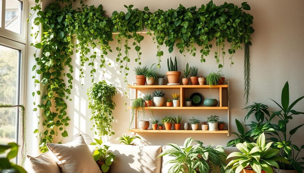 living room accent wall with plants living room accent wall with plants