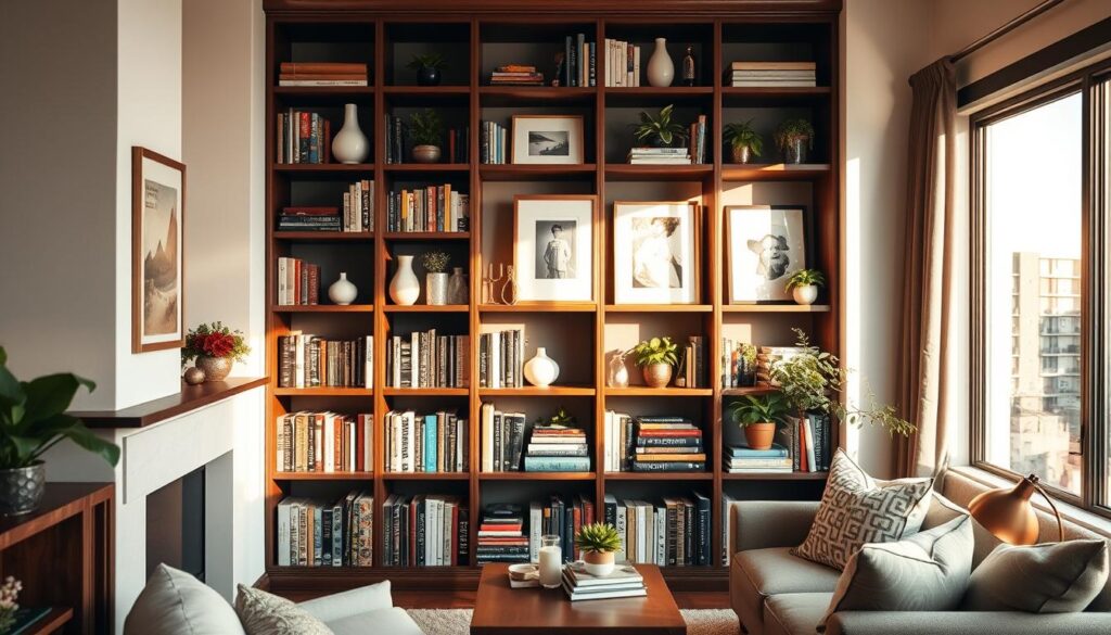 living room bookcase decor ideas
