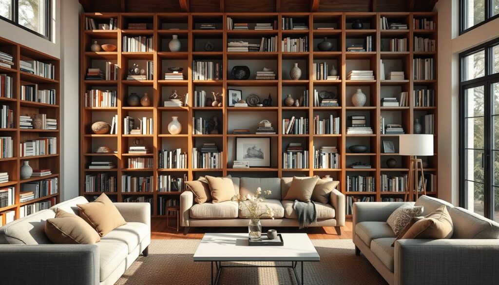 living room bookshelves decor ideas
