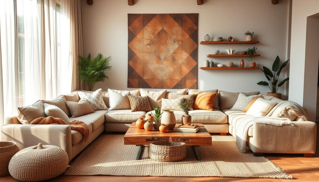 modern boho living room textile layers modern boho living room textile layers
