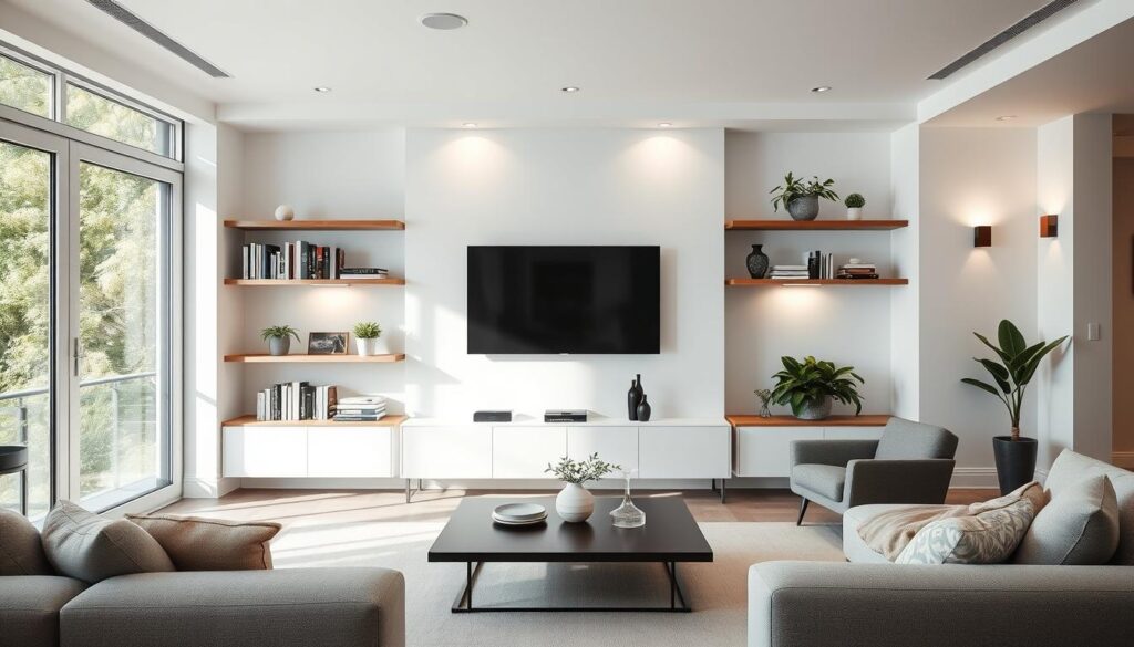 modern living room tv wall decor ideas