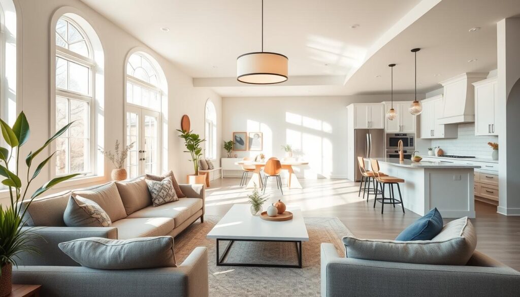 open concept living room decor ideas