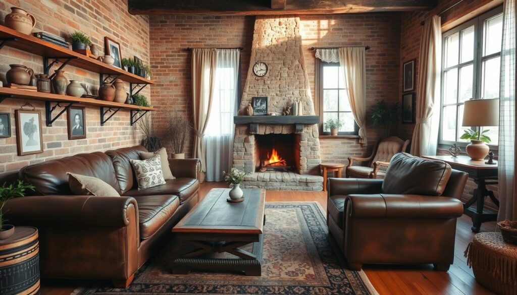 rustic apartment living room inspiration