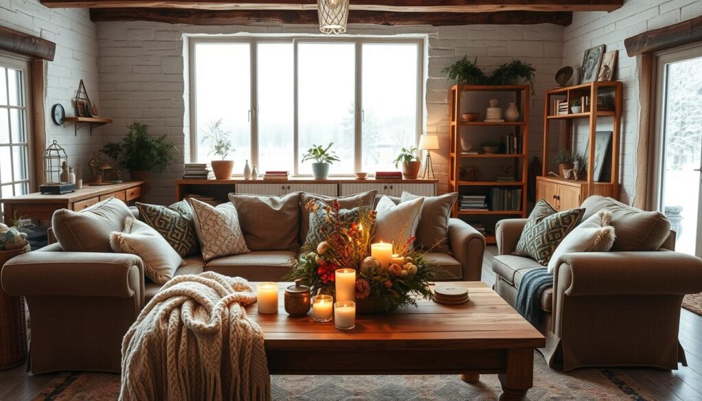 rustic cozy boho living room inspiration seasonal decor rustic cozy boho living room inspiration seasonal decor