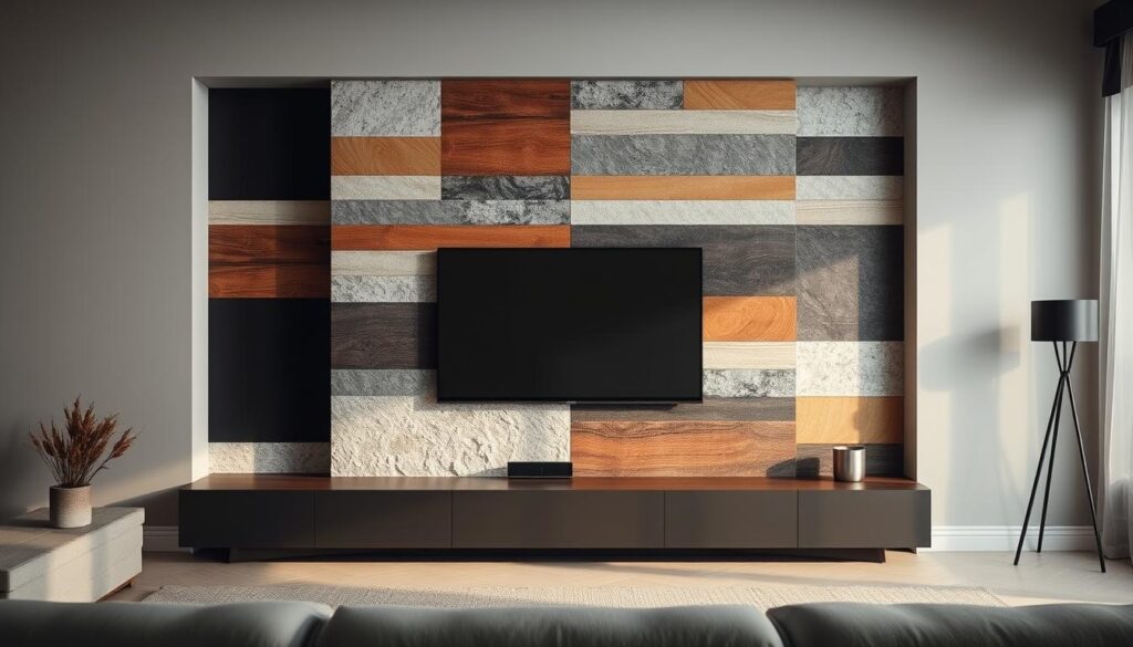 tv feature wall texture ideas