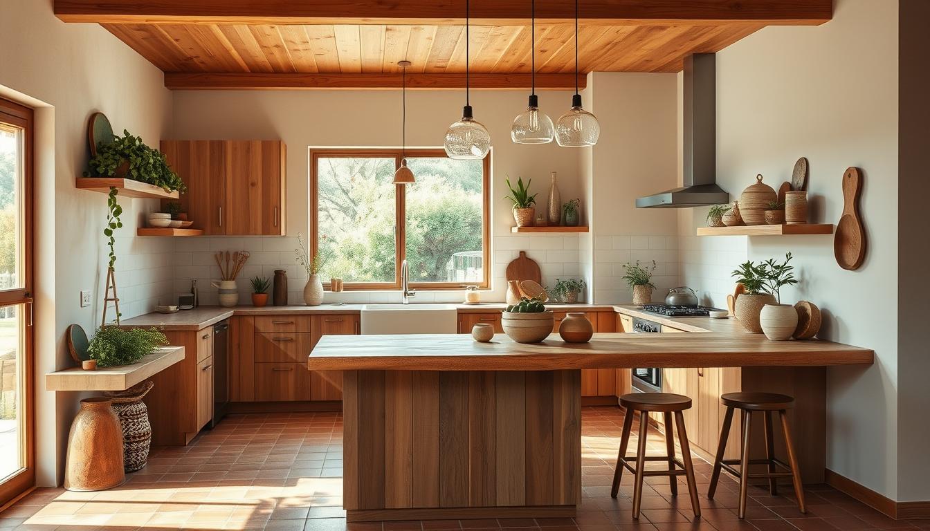 Image showcasing 20 earthy kitchen decor ideas
