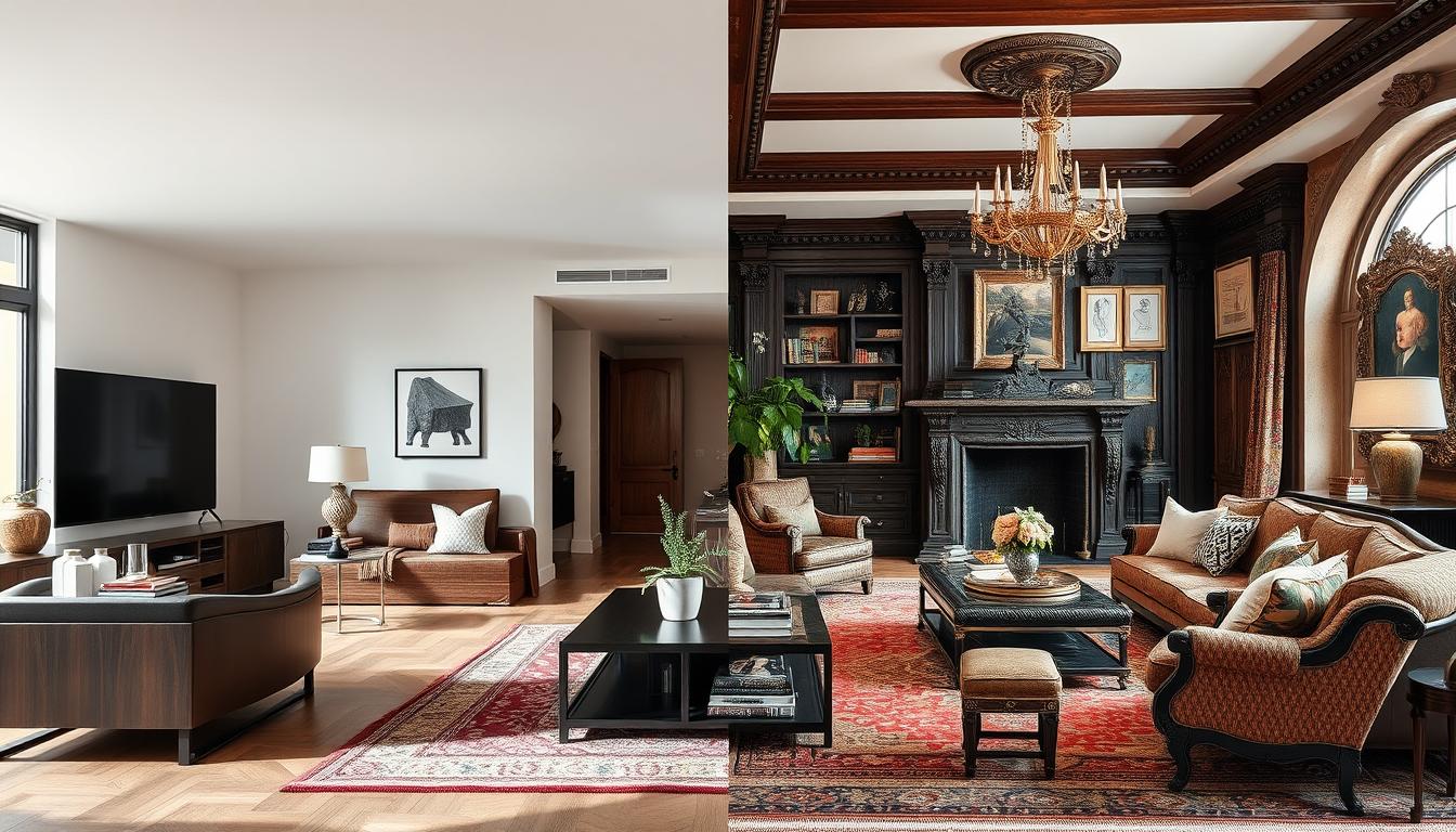 20 dark wood furniture living room designs