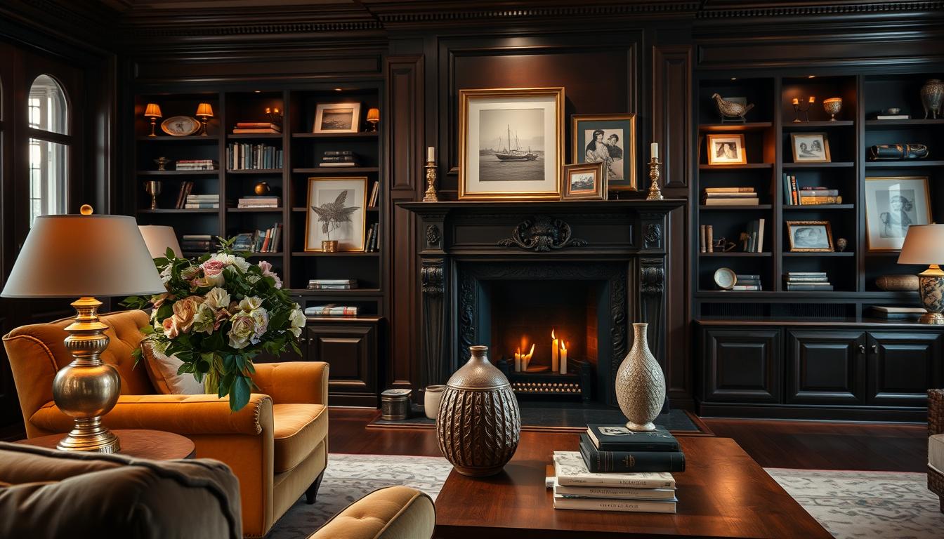 20 dark wood living room designs ideas