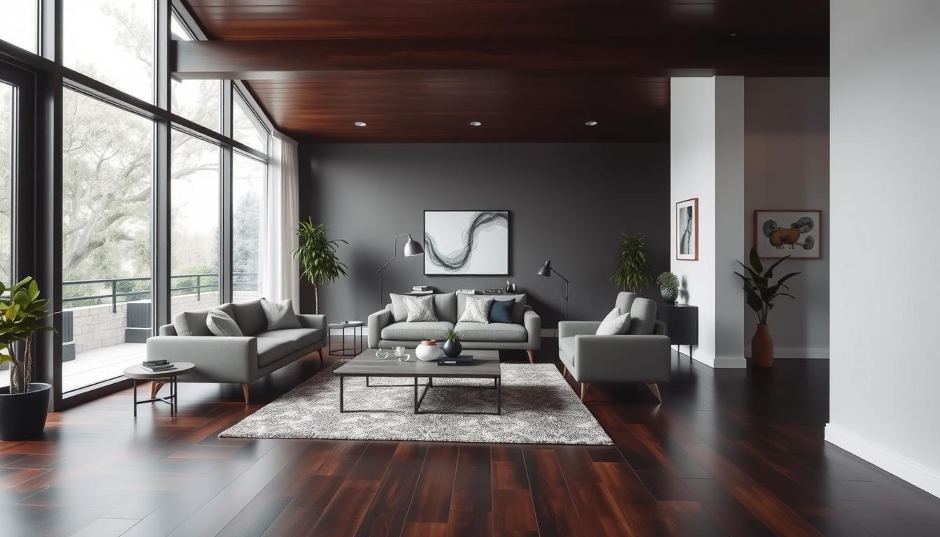 20 living room designs with dark wood floors