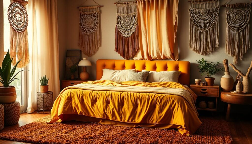 20 Boho Earthy Vintage Bedroom Decor Ideas