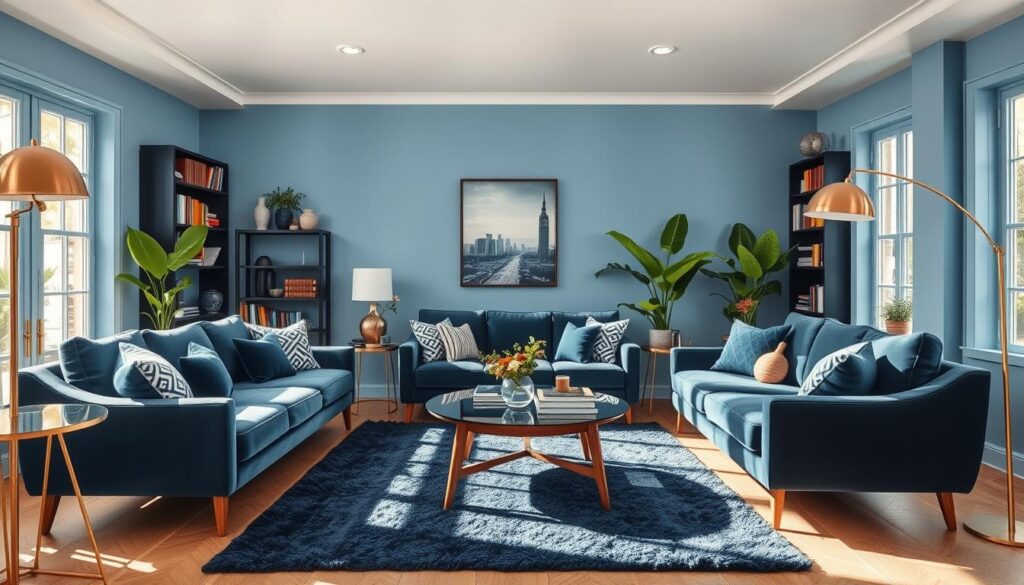 blue living room inspirations