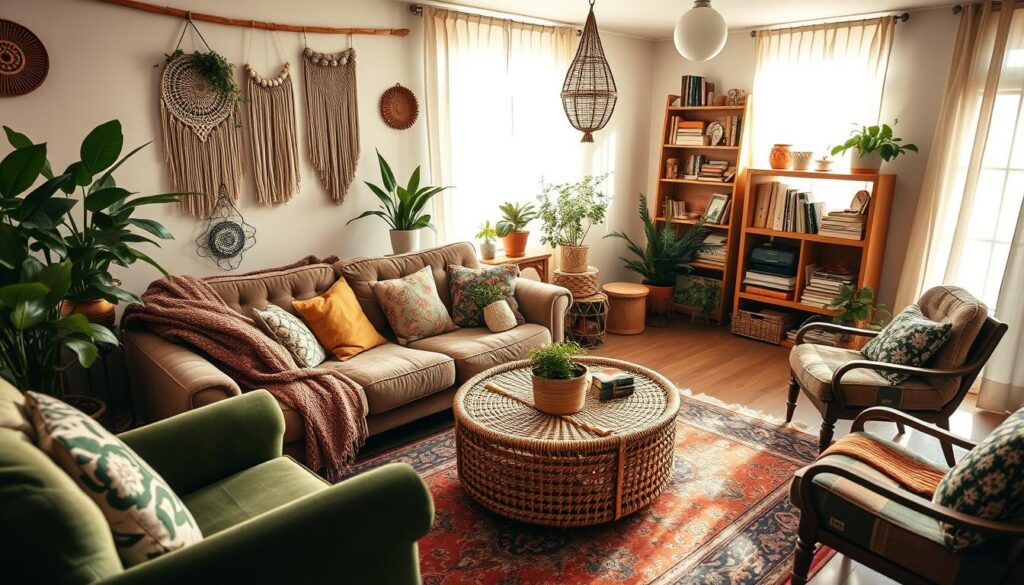 bohemian living room inspirations